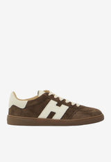 Hogan Cool Suede Low-Top Sneakers Brown HXW6470FB60-UHK-02FJ
