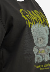 GANNI Forest Teddy Printed T-shirt Black A1050303252_2c8550b8-11b4-4ffa-b4ad-7b14f2c89ca5