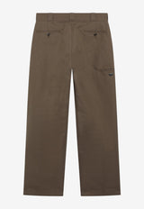 Prada Canvas Chino Pants Brown GEP2726287/T_PRADA-F0ADE