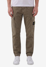 Stone Island Logo Patch Cargo Pants Green L2S153100033-S00L1-V015G