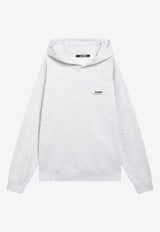 Jacquemus Gros Grain Hooded Sweatshirt Gray HOM00247AJ00126/T_JACQM-950