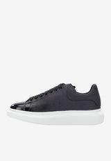 McQueen Oversize Leather Low-Top Sneakers Blue 553680WIAKR4008_918d2f63-00a8-4420-967b-ab1b360c7932