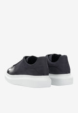 McQueen Oversize Leather Low-Top Sneakers Blue 553680WIAKR4008_918d2f63-00a8-4420-967b-ab1b360c7932