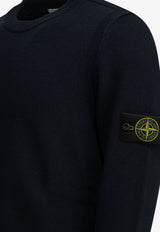 Stone Island Logo Patch Wool Sweater Blue L2S155100072S00A3V0020_a72193d9-994a-41aa-b497-e002878c0361