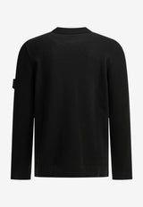 Stone Island Logo Patch Wool Sweater Black L2S155100072S00A3V0029_48d61a3f-52c1-4eae-8f3b-751572bdc465