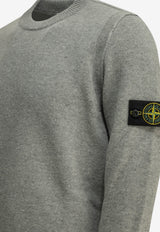 Stone Island Logo Patch Wool Sweater Gray L2S155100072S00A3V0M60_c99a6c0b-f021-4337-bb4e-bee4353f2a04