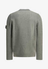 Stone Island Logo Patch Wool Sweater Gray L2S155100072S00A3V0M60_c99a6c0b-f021-4337-bb4e-bee4353f2a04