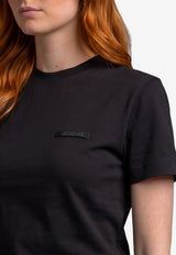 Jacquemus Gros Grain Slim T-shirt Black TSW00550-AJ00029-990