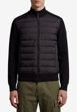 Moncler Quilted Zip-Up Cardigan Black L20919B00011-M4281-999