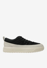 Moncler Altive Suede and Nubuck Sneakers Black 4M00190M7091/T_MONCL-999
