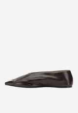 Khaite Miriam Ballet Flats Brown F4064-1027738_0f1ac043-1c71-48f7-af6a-2deb21242655