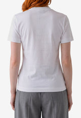 Jacquemus Gros Grain Slim T-shirt White TSW00550-AJ00029-100