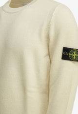 Stone Island Logo Patch Wool Sweater White L2S155100072S00A3V0093_2df70763-ae40-4bbf-bae0-90903c8962bb