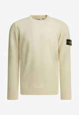Stone Island Logo Patch Wool Sweater White L2S155100072S00A3V0093_2df70763-ae40-4bbf-bae0-90903c8962bb