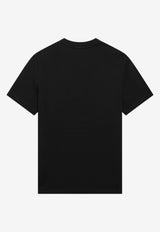 Moncler Logo Crewneck T-shirt Black 8C0002589AUG/T_MONCL-999