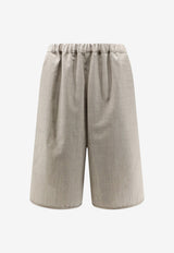 The Frankie Shop Nelis Wide-Leg Shorts Beige SHFS22025276BEIGEMELANGE_Beigemelange_70332226