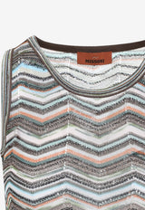 Zigzag Knit Tank Top