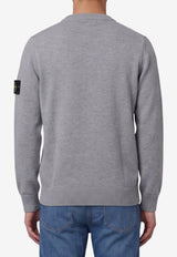 Stone Island Compass Patch Sweater Gray L2S155100072-S00A3-V0M60