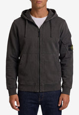 Stone Island Compass Zip-Up Hoodie Gray L2S156100016-S0A20-V0062