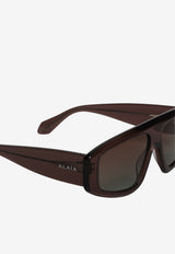 Aviator Shield Sunglasses
