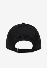Moncler Logo Patch Baseball Cap Black 3B0003704863/T_MONCL-999