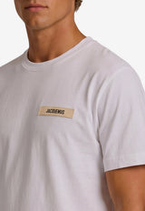 Jacquemus Gros Grain Crewneck T-shirt White TSM00133-AJ00226-100