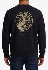 Stone Island Desert Print Sweatshirt Black L2S156100008-S0466-V0029