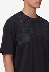 Maison Margiela Numeric Washed Jersey T-shirt Black S50GC0737-S24607-855