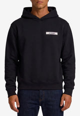 Jacquemus Gros Grain Hooded Sweatshirt Black HOM00247-AJ00126-990