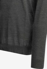 Golden Goose DB Wool Polo Sweater Gray GMP01353P00104160318_f12c7032-2dfe-4dec-ba02-b3500c2caa12