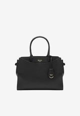 Prada Triangle Logo Leather Shoulder Bag Black 1BA500OOM2CYS/T_PRADA-F0002