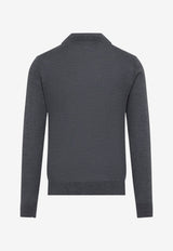 Fuji Knitted Polo Sweater