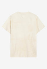 Prada Logo Printed T-shirt Ivory 39698OOO6337/T_PRADA-F0018