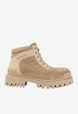Low Combat Canvas Boots