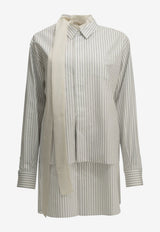 Sacai Striped Shirt Dress White 26-08615817_6af165cb-d153-47fb-abb3-68bf2658fc45