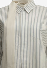 Sacai Striped Shirt Dress White 26-08615817_6af165cb-d153-47fb-abb3-68bf2658fc45