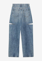 Maison Margiela Cut-Out Washed Jeans Blue S51LA0051S30513/T_MARGI-470