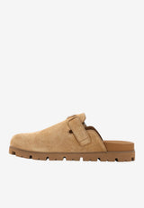 Suede Sabot Mules