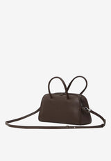 Jacquemus Small Le Turismo Bowling Bag Brown BAW00416-AC03A03-880