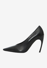 Roger Vivier Choc 100 Nappa Leather Pumps Black RVW83946690-91T-B999