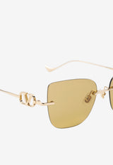 VLogo Oversized Square Sunglasses