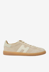 Hogan Cool Suede Low-Top Sneakers Beige HXW6470FB60-PJQ-0ESK