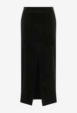 Velvet Midi Skirt