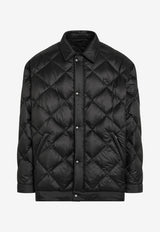Prada Quilted Buttoned Jacket Black SGD258OOO17YX/T_PRADA-F0002