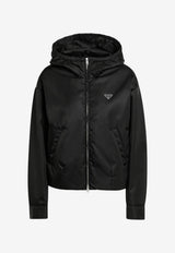 Prada Triangle Logo Windbreaker Jacket Black 29P246VMO1WQ8/T_PRADA-F0002