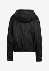 Prada Triangle Logo Windbreaker Jacket Black 29P246VMO1WQ8/T_PRADA-F0002