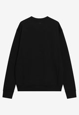 AMI PARIS Ami De Coeur Sweatshirt Black BFUSW035U730/T_AMI-001