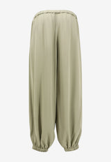 The Frankie Shop Isola Balloon Fluid Pants Green PAFS21997430SAGE_Sage_70332757
