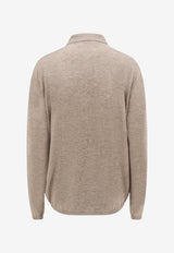 The Frankie Shop Tala Knit Sweater Beige POFS21841239TAUPEMELANGE_TAUPEMELANGE_70332798