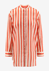 Eres Duetto Striped Shirt Red 272624ROOIBESPERCALE_Black_70332644